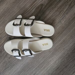 MIA Women's White Sandals